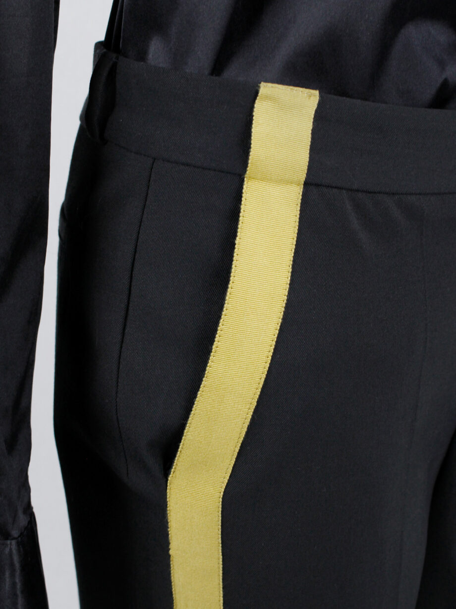A.F. Vandevorst black Napoleonic officer’s trousers with gold buttons and ropes fall 2017 couture (13)