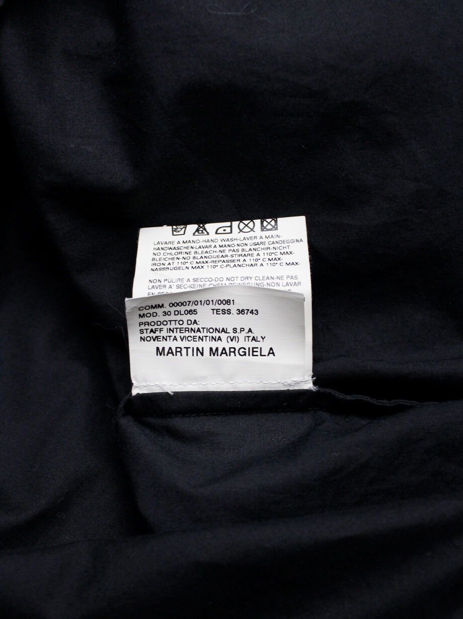 Maison Martin Margiela black victorian shirt with beaded bib spring 2008 (8)