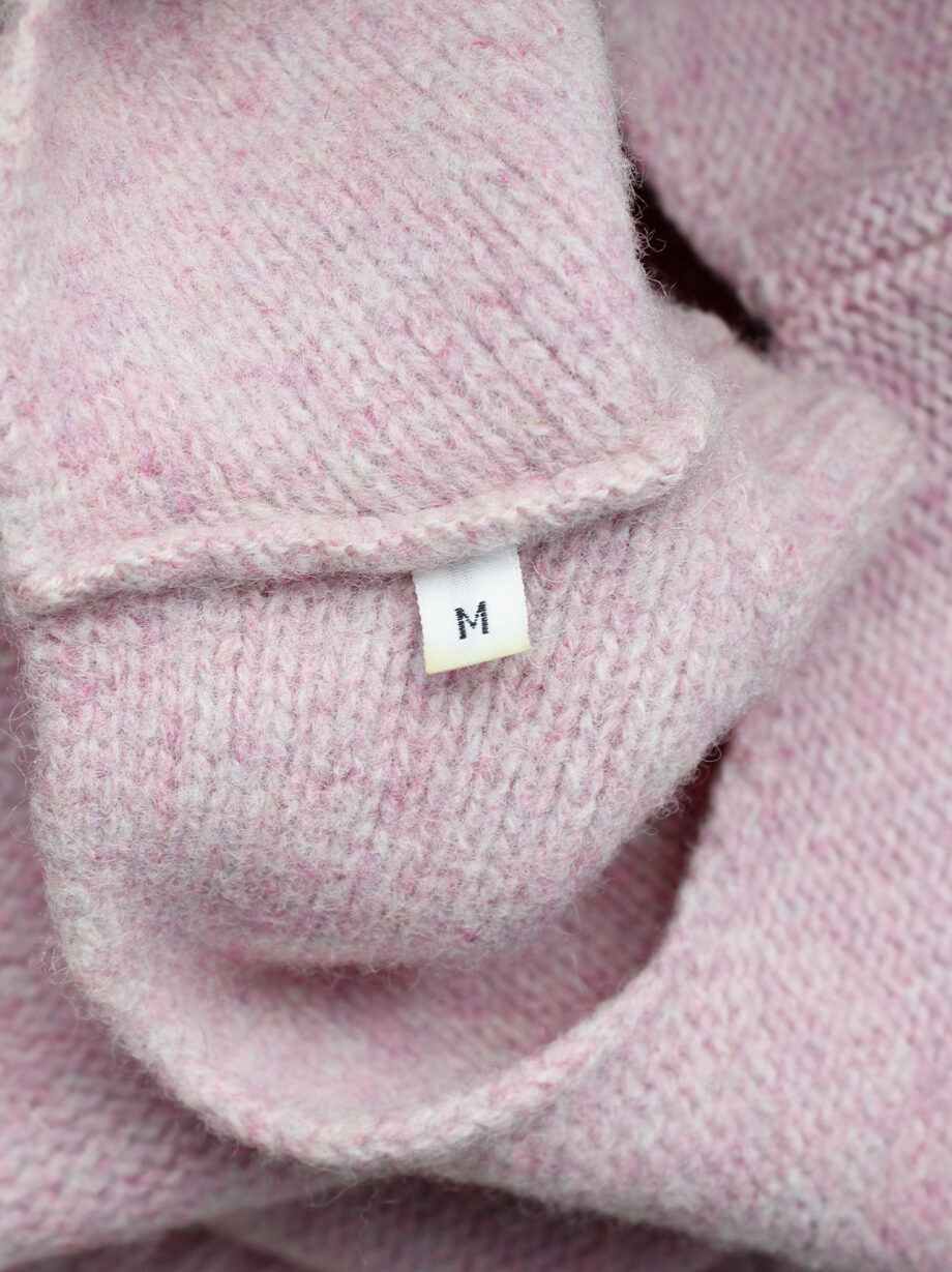Maison Martin Margiela 6 pink top with mock turtleneck by Miss Deanna 1990s (12)