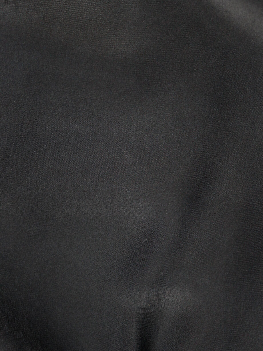 af Vandevorst dark blue silk jumpsuit with slanted belt spring 2008 (4)