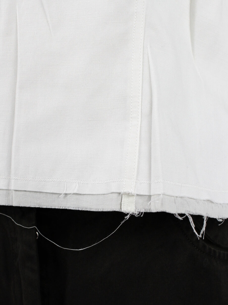 Maison Martin Margiela white wrinkled top reproduction of a series of toiles spring 2016 (11)