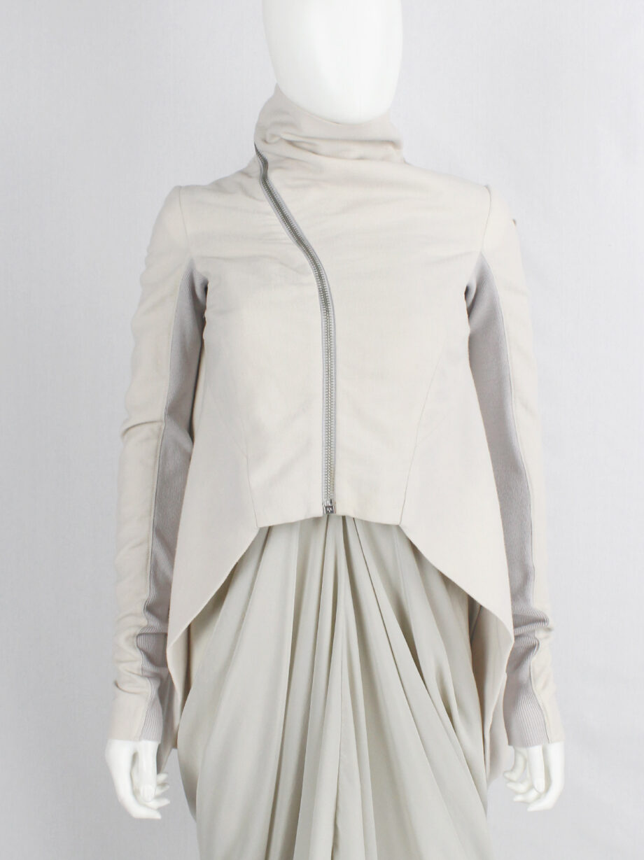 Rick Owens CRUST pearl winged jacket with curved zipper fall 2009 (12)