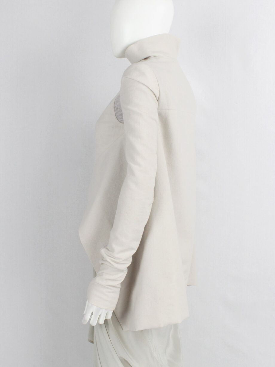 Rick Owens CRUST pearl winged jacket with curved zipper fall 2009 (18)