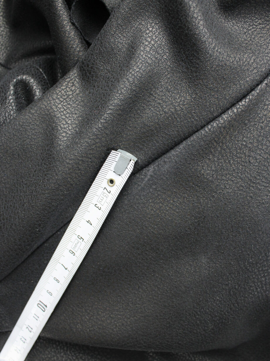 a f Vandevorst black slashed maxi dress with long ribbons fall 2007 (7)