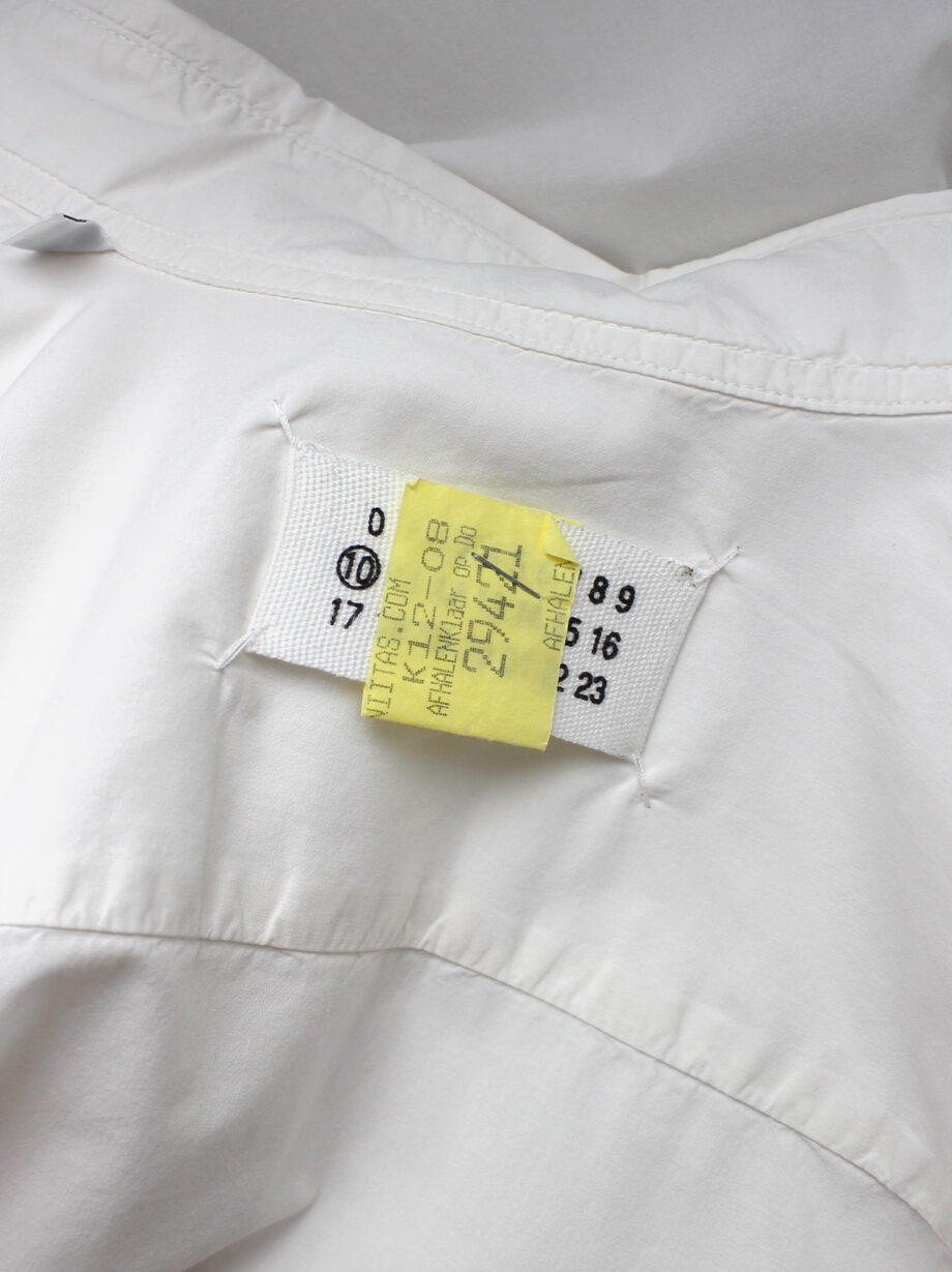 Maison Martin Margiela white shirt with torn out breastpocket (10)