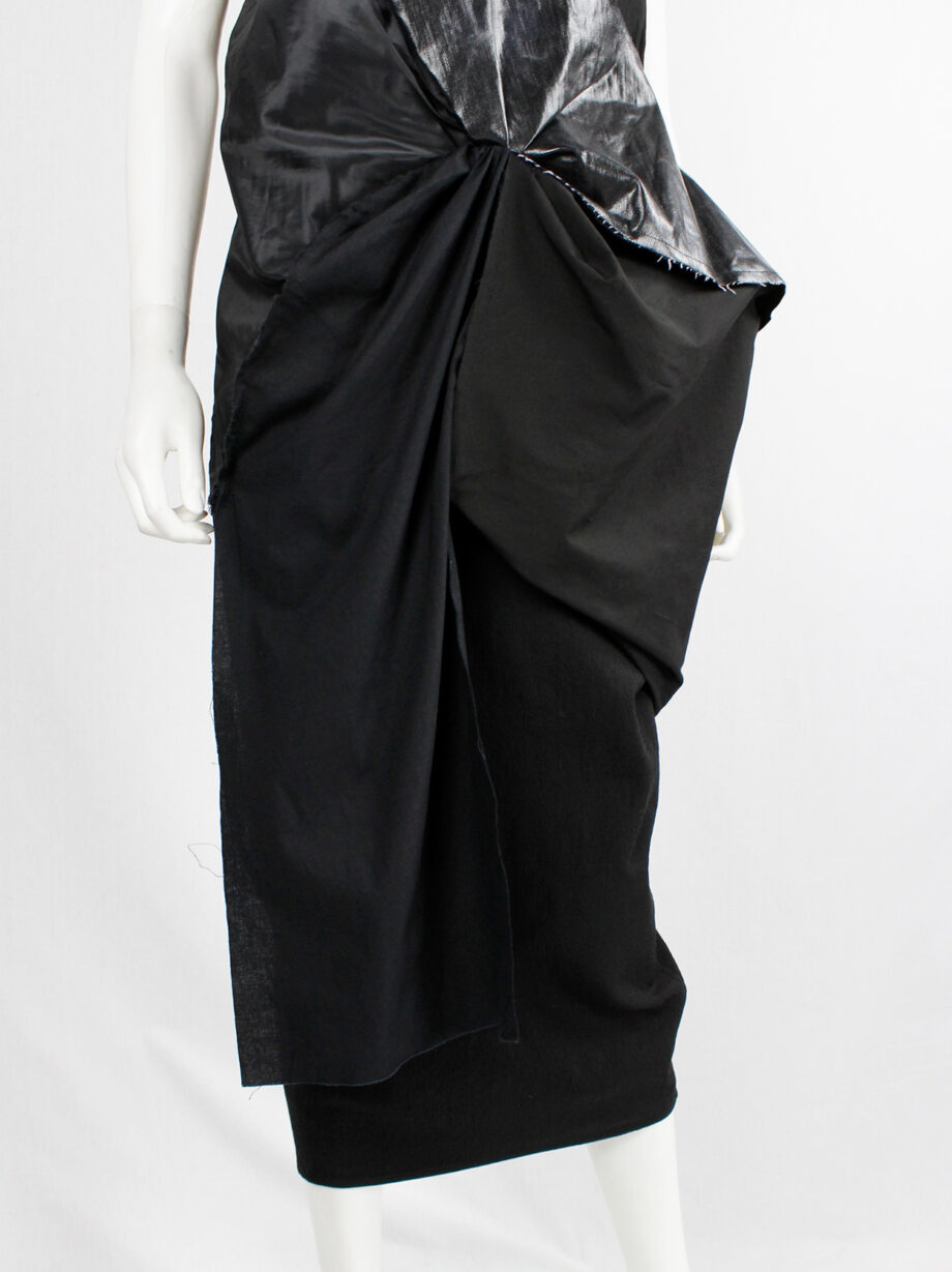 Rick Owens DRKSHDW black three-dimensional panelled dress with sas (12)