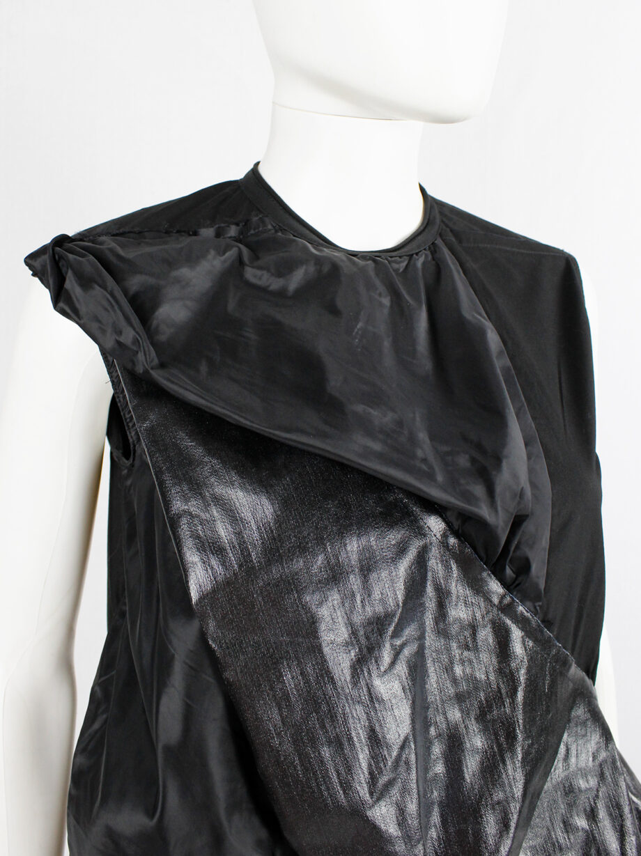 Rick Owens DRKSHDW black three-dimensional panelled dress with sas (13)