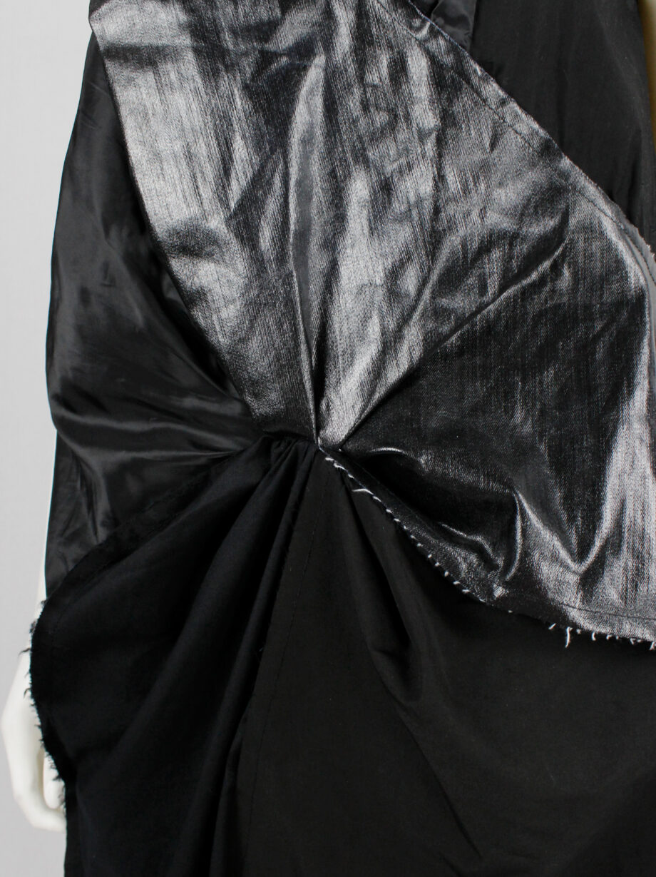 Rick Owens DRKSHDW black three-dimensional panelled dress with sas (14)