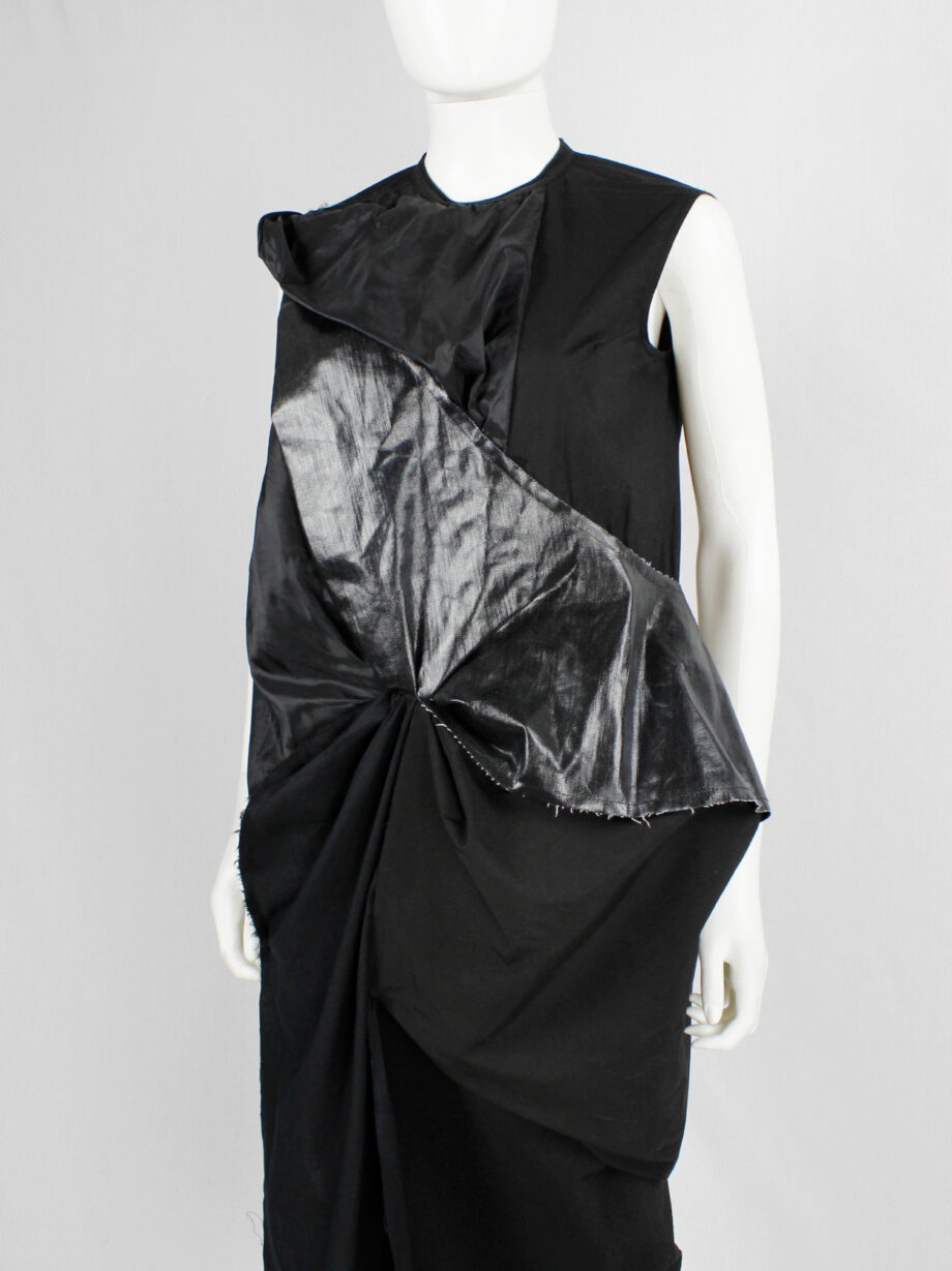 Rick Owens DRKSHDW black three-dimensional panelled dress with sas (15)