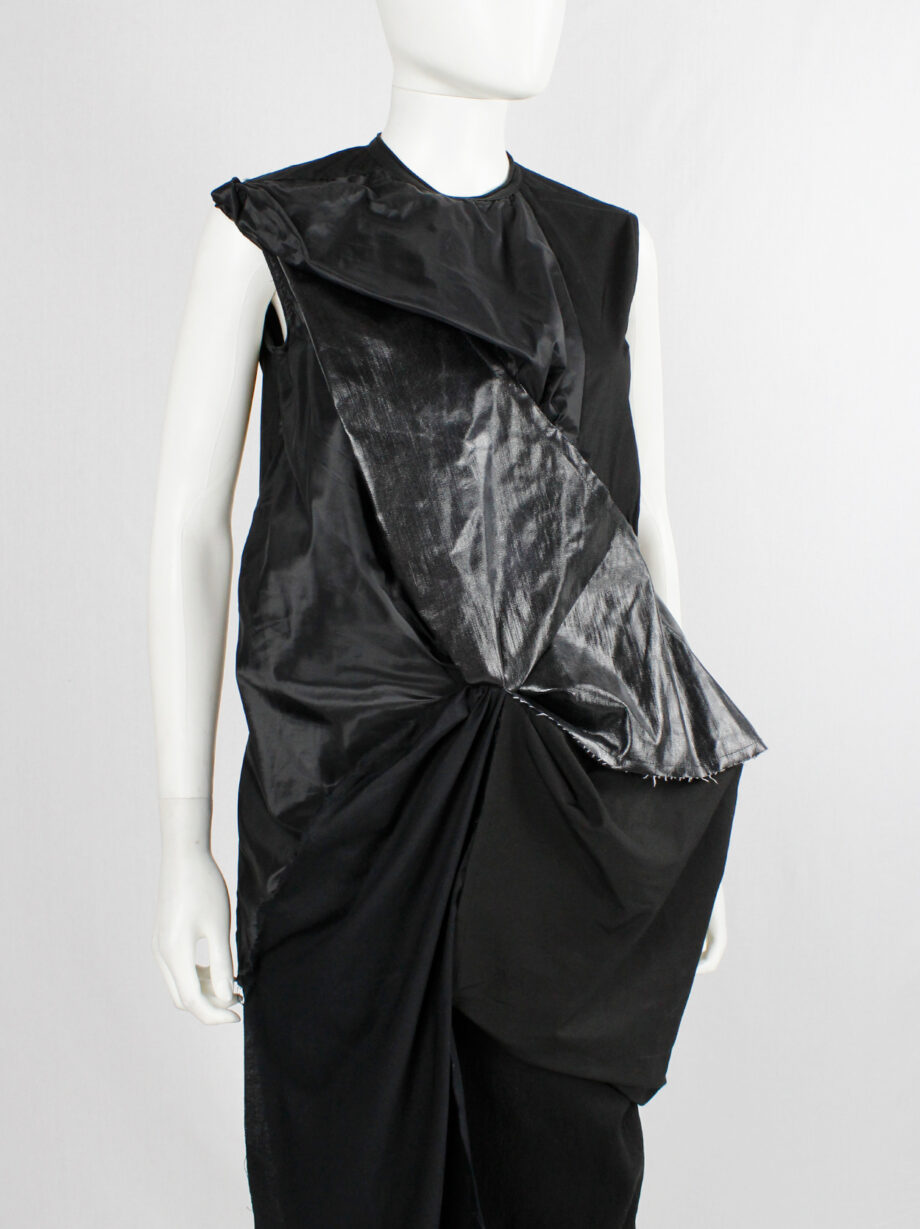 Rick Owens DRKSHDW black three-dimensional panelled dress with sas (16)