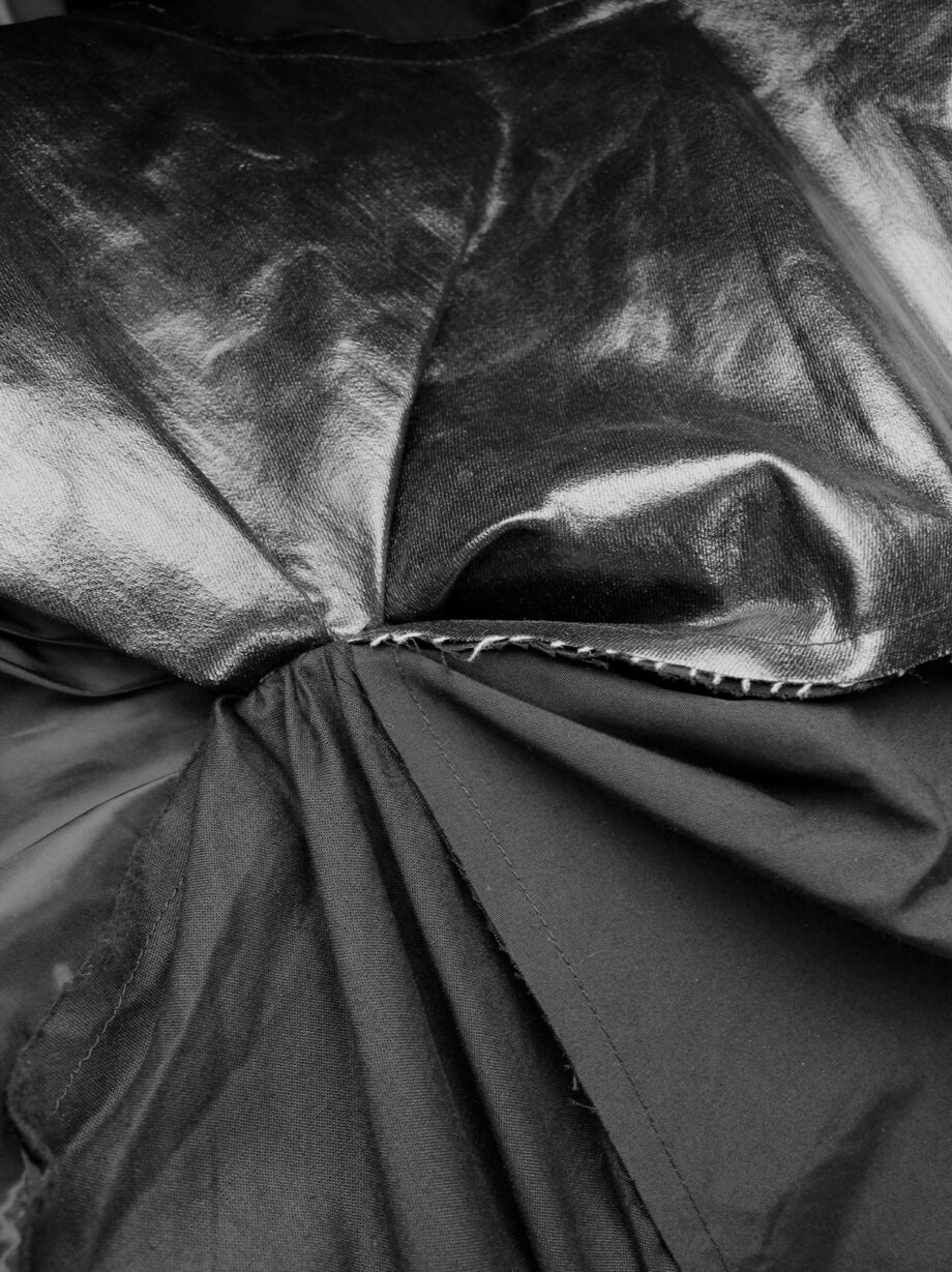 Rick Owens DRKSHDW black three-dimensional panelled dress with sas (7)