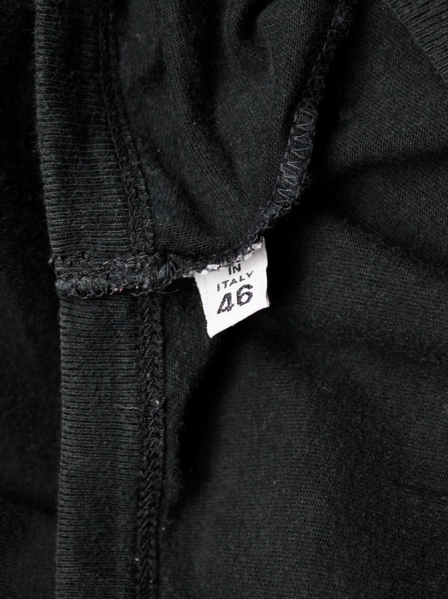 vintage Maison Martin Margiela black t-shirt with ‘All that light’ print fall 2007 (8)