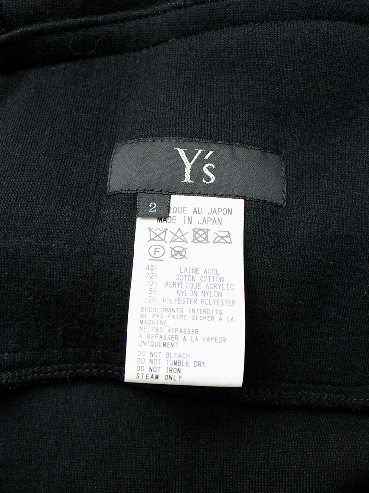 vintage ys Yohji Yamamoto black wool tailored jacket in two different lengths (14)