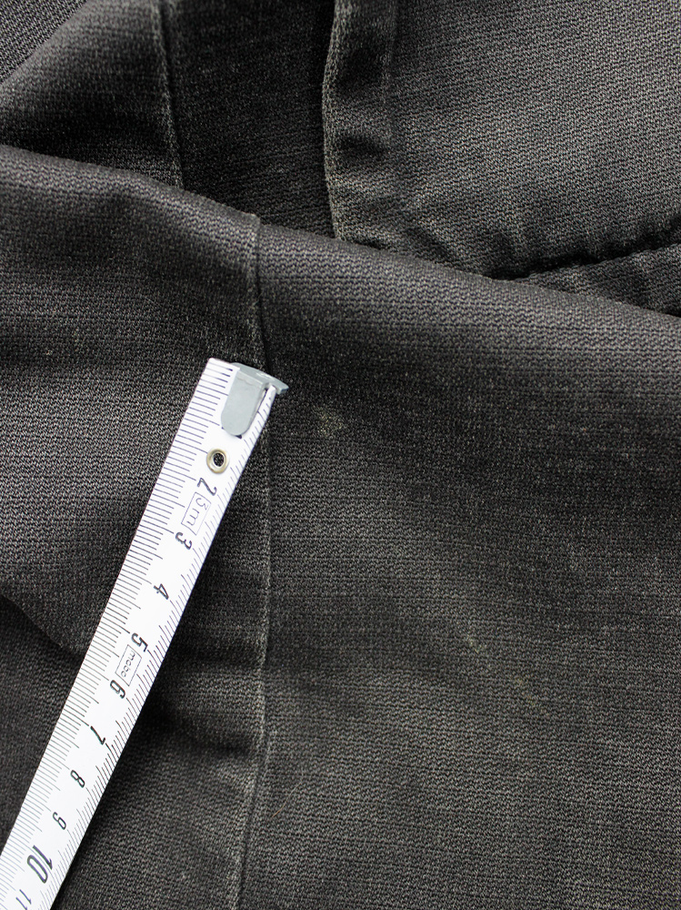 Maison Martin Margiela grey denim car coat with large attached pockets fall 1996 (7)