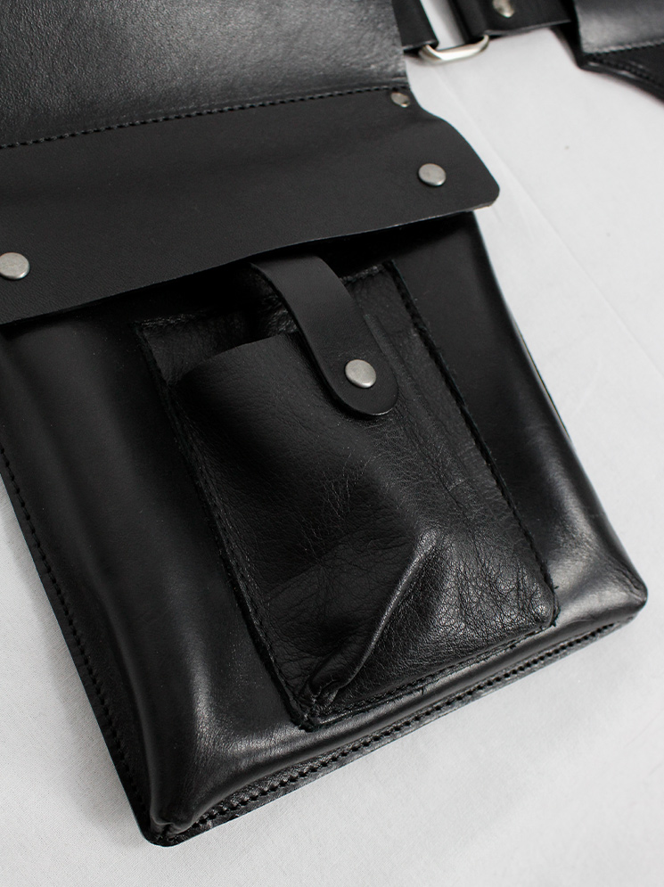 vintage Black leather studded tool belt designed by A F Vandevorst for their in-house staff (11)