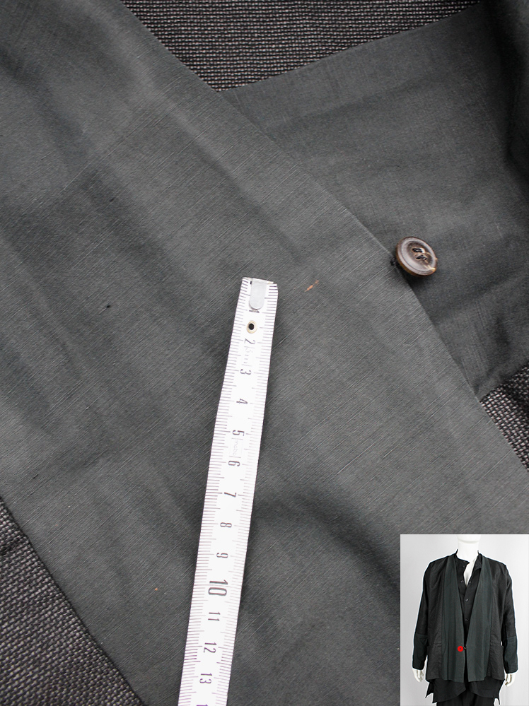 vintage Jan-Jan Van Essche black woven kimono jacket with contrasting trim and sleeves (8)
