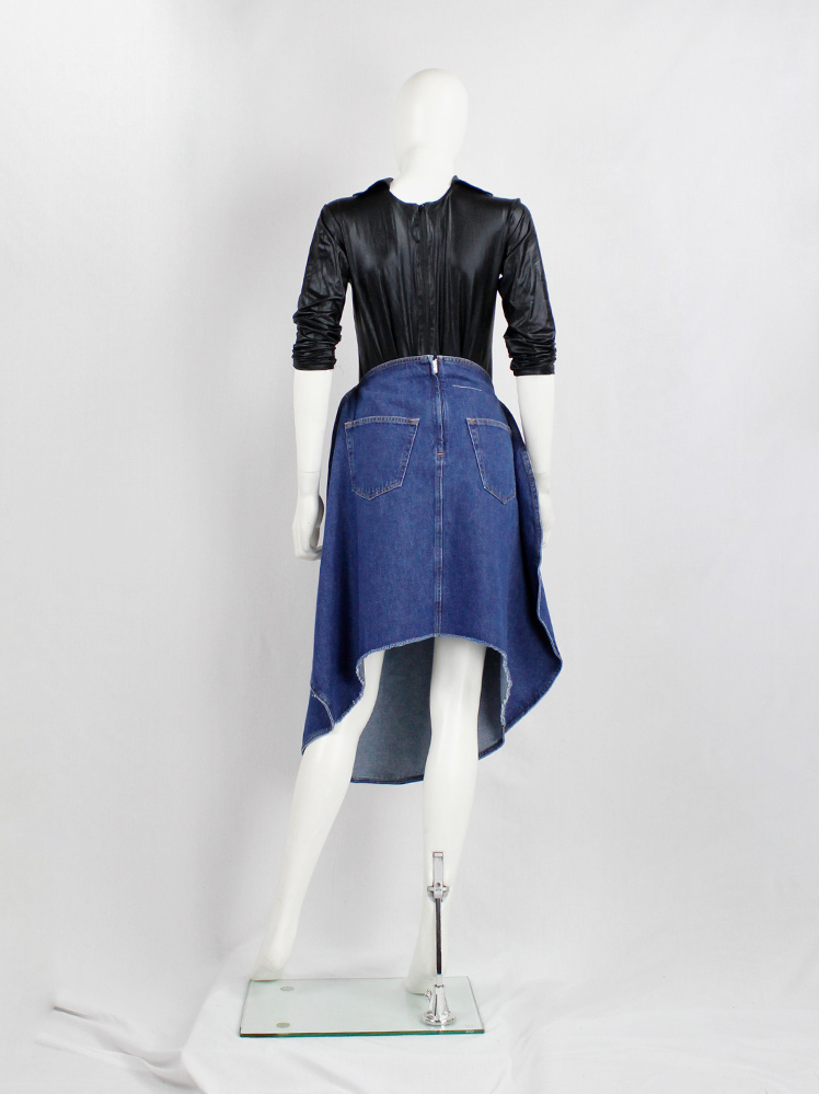 vintage Maison Margiela MM6 denim skirt made of a two-dimensional circle fall 2020 (10)