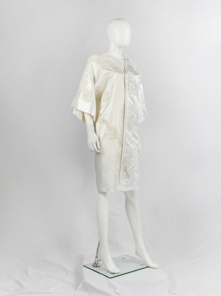 vintage a f Vandevorst white wedding dress spring 2019 couture (1)