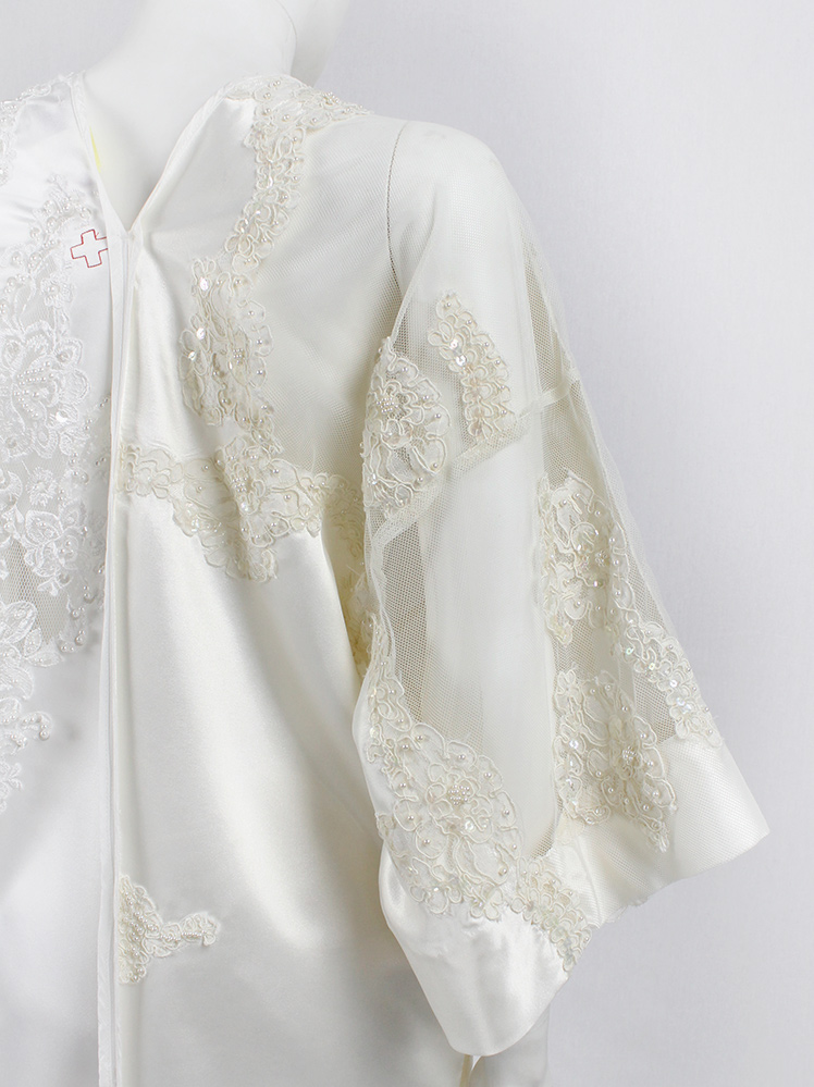 vintage a f Vandevorst white wedding dress spring 2019 couture (11)