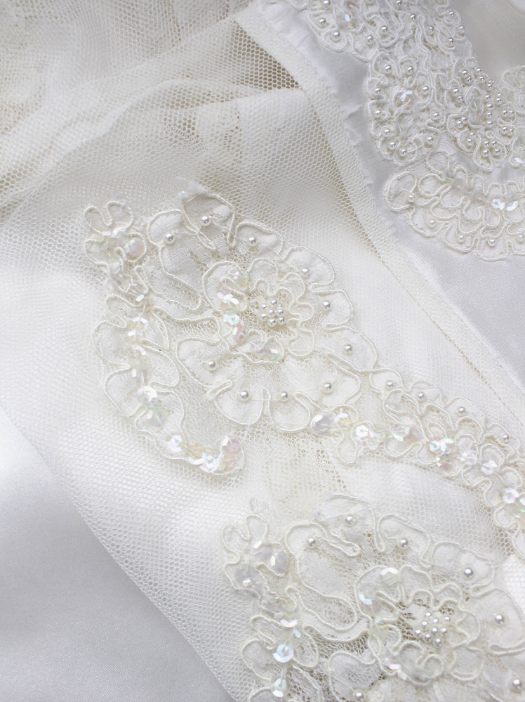 vintage a f Vandevorst white wedding dress spring 2019 couture (16)