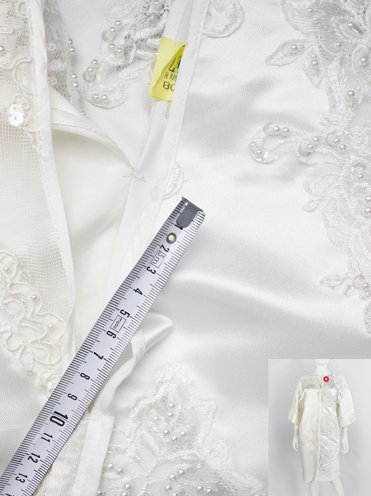 vintage a f Vandevorst white wedding dress spring 2019 couture (20)