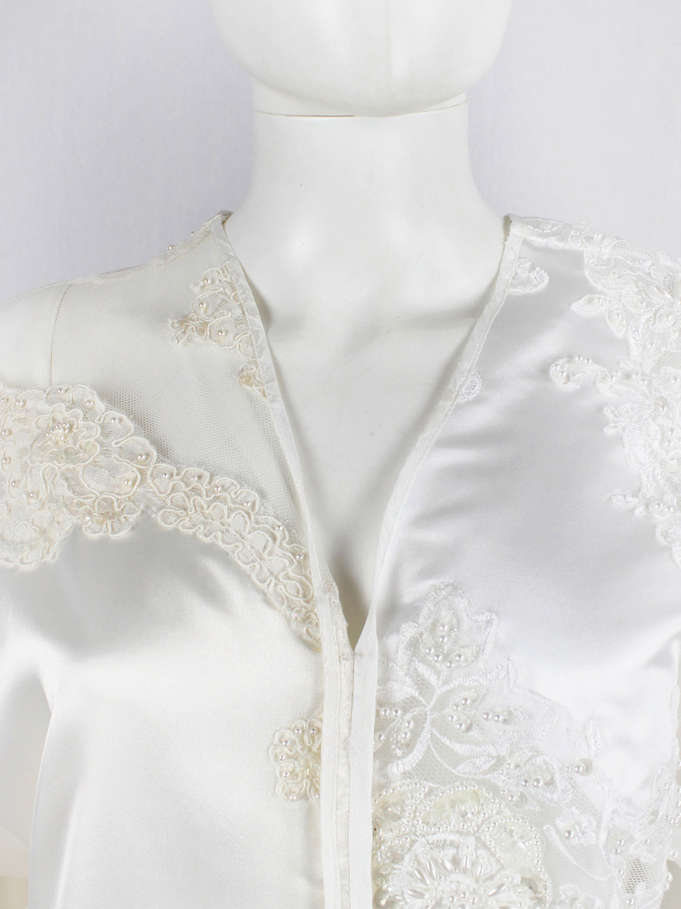 vintage a f Vandevorst white wedding dress spring 2019 couture (23)