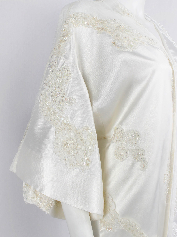 vintage a f Vandevorst white wedding dress spring 2019 couture (26)