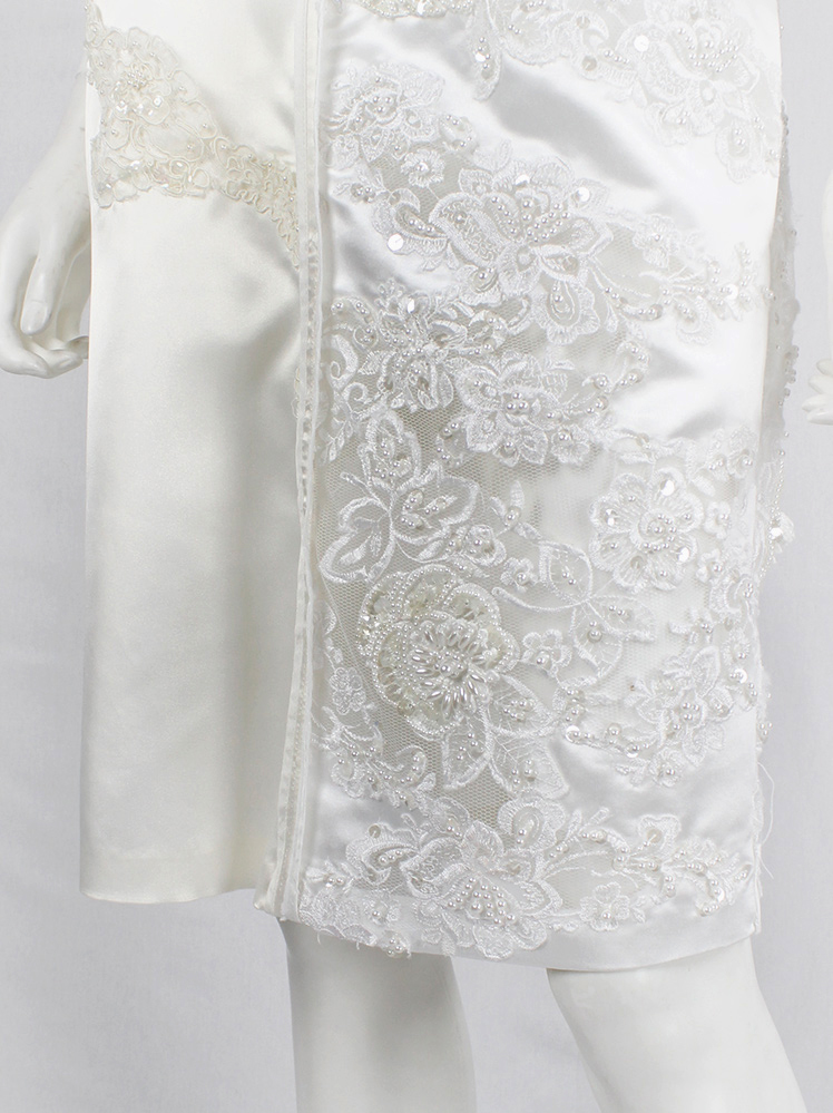 vintage a f Vandevorst white wedding dress spring 2019 couture (27)