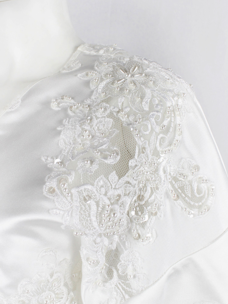 vintage a f Vandevorst white wedding dress spring 2019 couture (29)