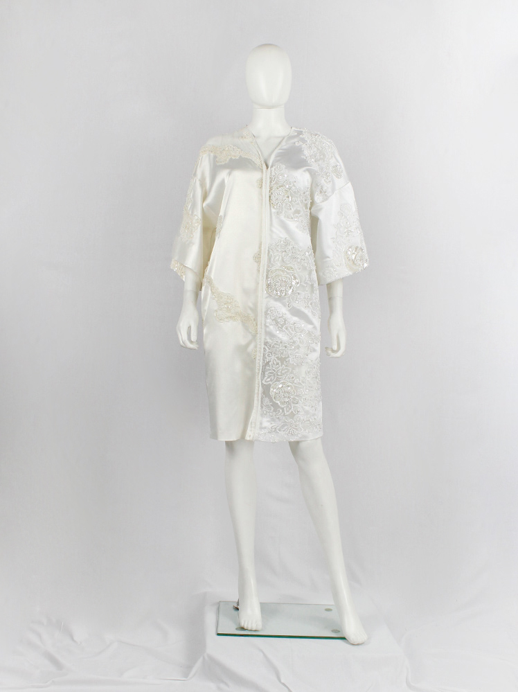 vintage a f Vandevorst white wedding dress spring 2019 couture (30)