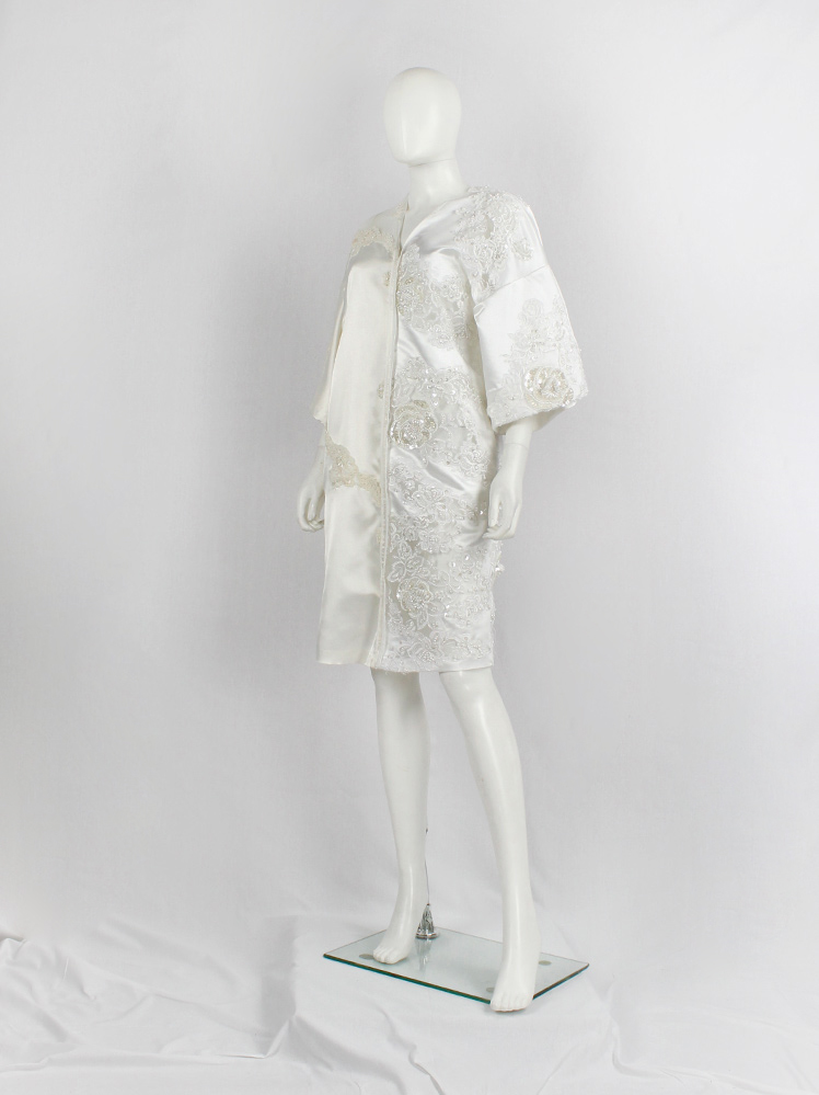 vintage a f Vandevorst white wedding dress spring 2019 couture (4)