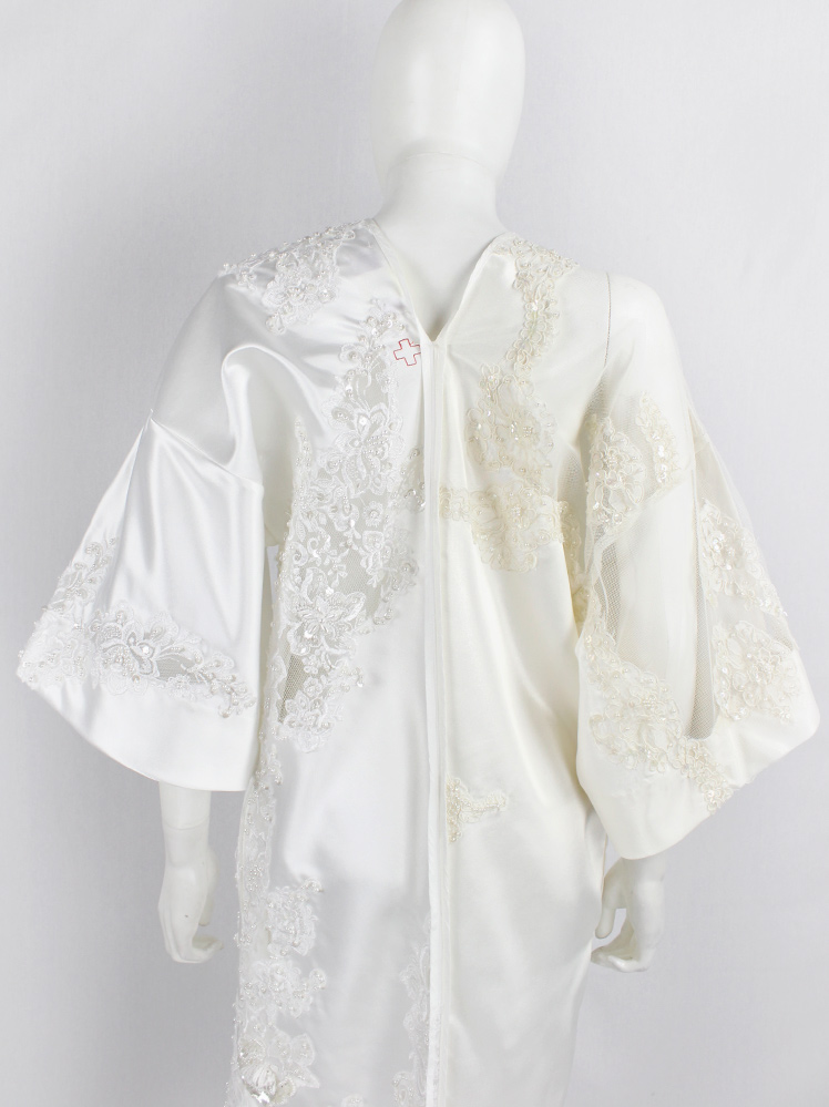 vintage a f Vandevorst white wedding dress spring 2019 couture (7)