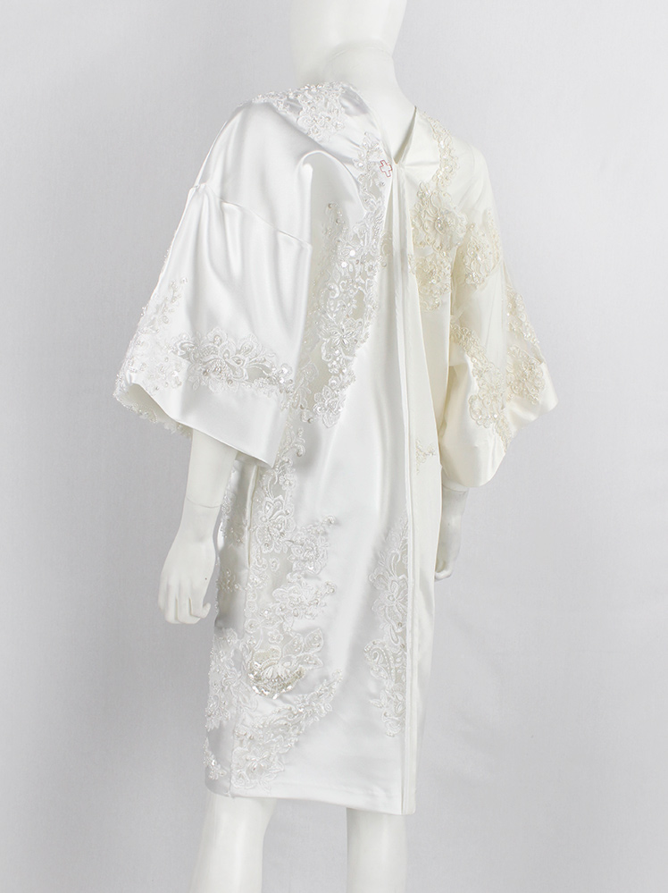vintage a f Vandevorst white wedding dress spring 2019 couture (9)