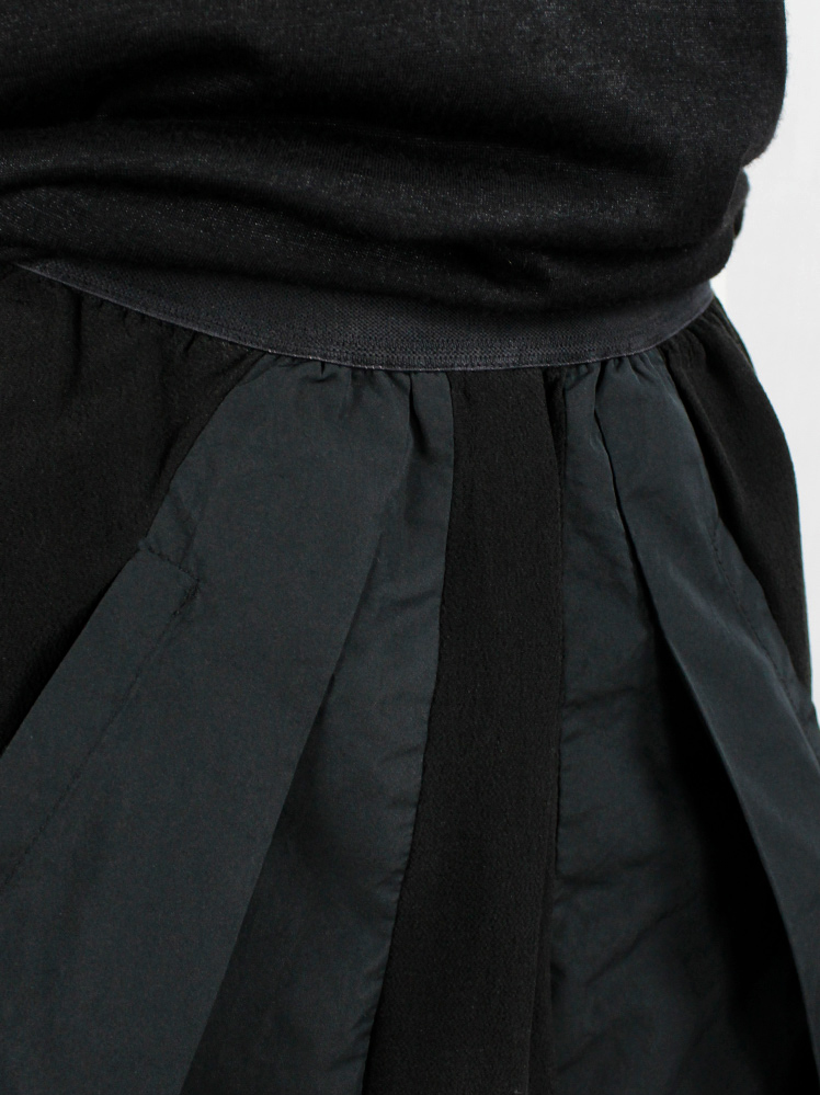vintage Rick Owens RELEASE black shorts with geometric front panels spring 2010 (8)