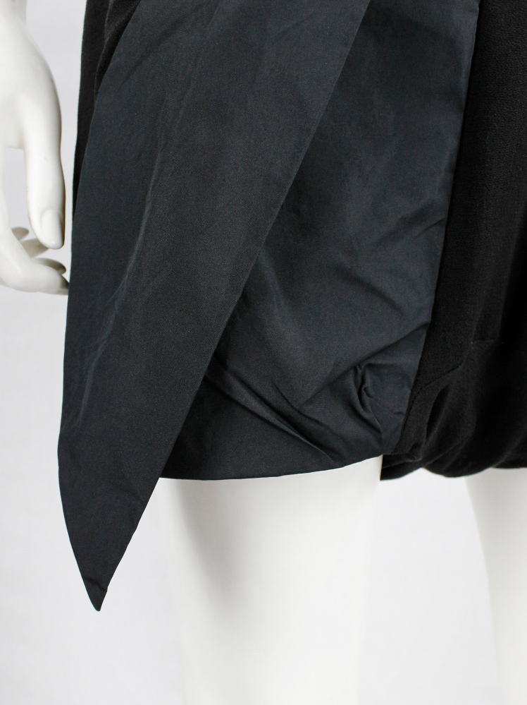vintage Rick Owens RELEASE black shorts with geometric front panels spring 2010 (9)