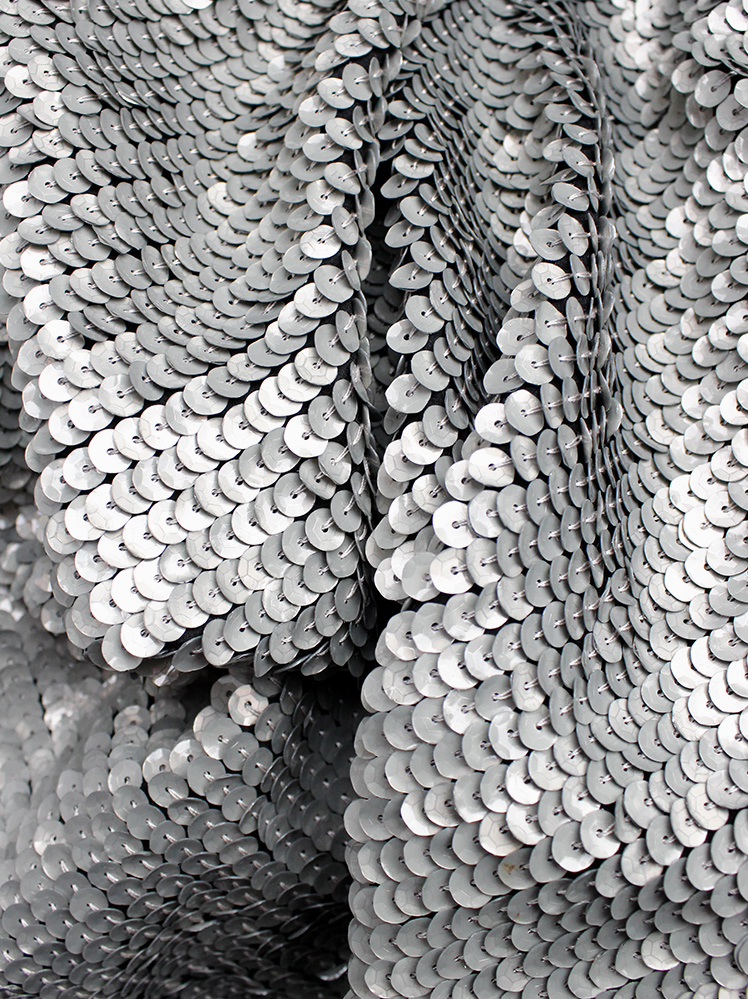 shop vintage a f vandevorst silver twisted skirt covered in sequins spring 2011 collection (16)