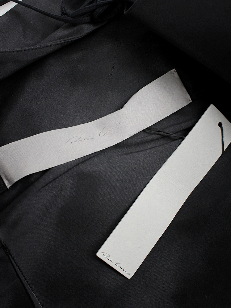 Rick Owens FAUN black geometric vest with hanging sea sponges or bells spring 2015 (26)