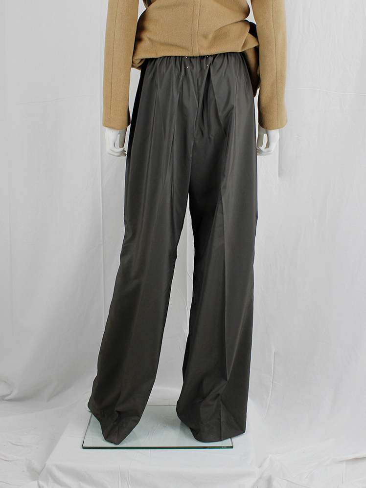 archive Maison Martin Margiela brown wide trousers with stretched out knees fall 1996 (13)