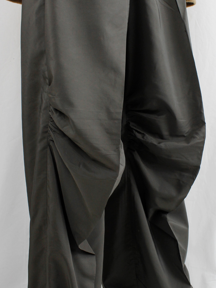 archive Maison Martin Margiela brown wide trousers with stretched out knees fall 1996 (6)