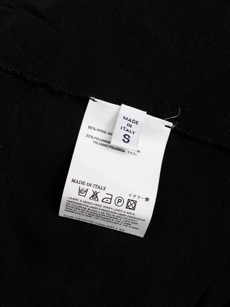 vintage Maison Martin Margiela black jumper with extra long sleeves spring 2006 (17)