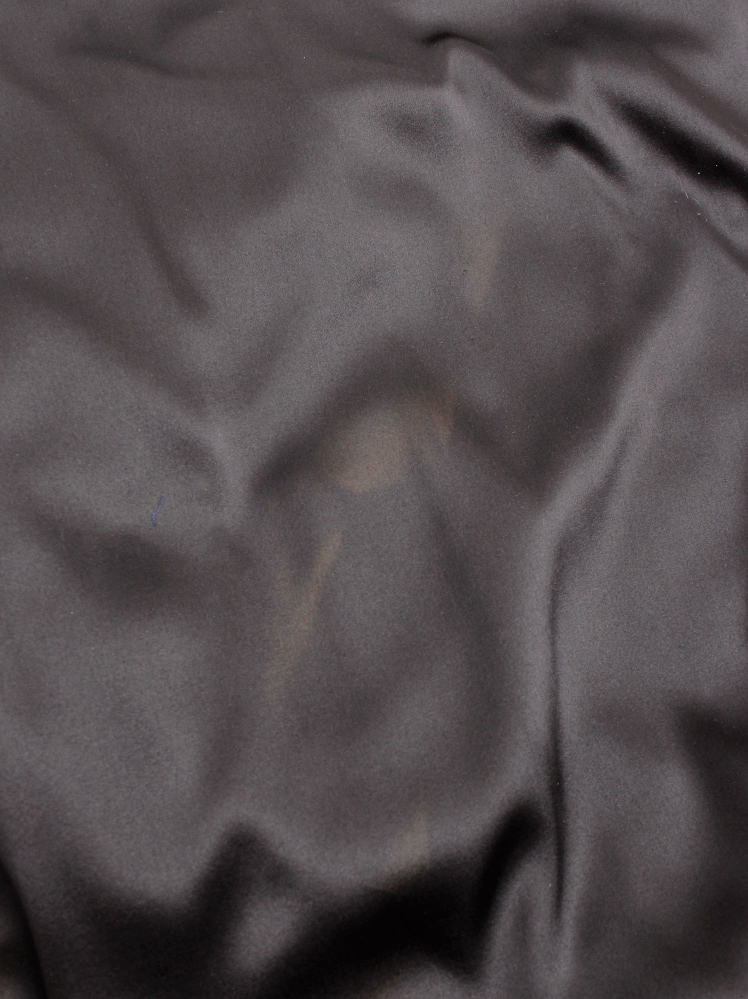 vintage af Vandevorst dark purple maxi dress with asymmetric twisted top and sash spring 2011 (19)
